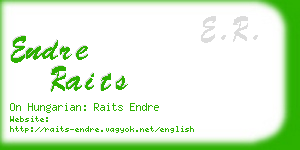 endre raits business card